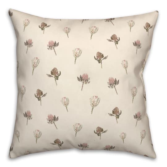Cottage Florals Throw Pillow